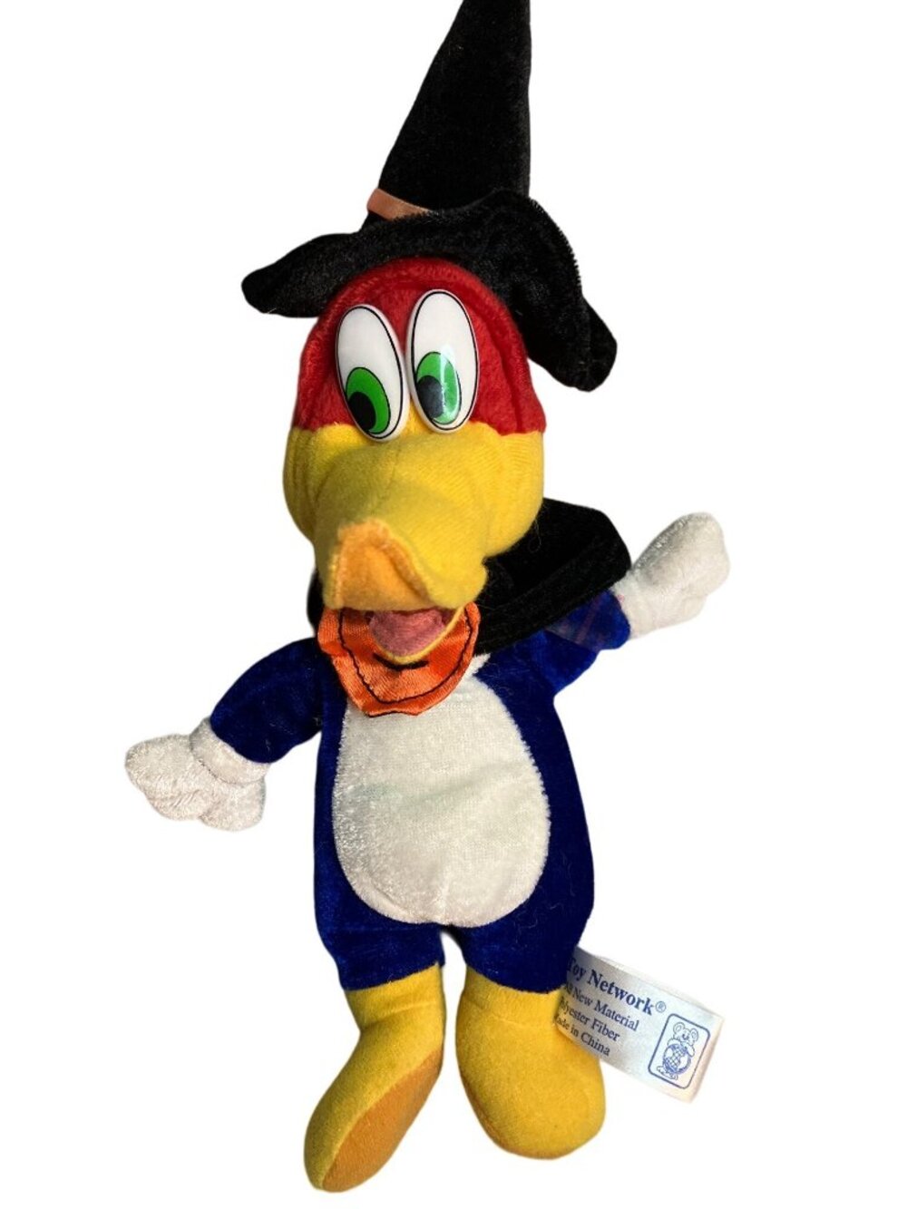 Woody Woodpecker Halloween Witch Wizard 11In Plush By Toy Network 2000